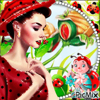 Ladybug GIF animata
