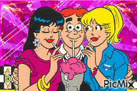 Archie y sus amigas animasyonlu GIF