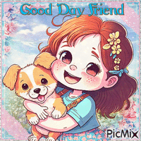 Good day friend - GIF animé gratuit