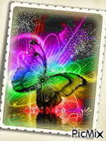 Бабочка - Darmowy animowany GIF