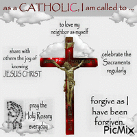 As a catholic I am...