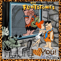 The Flintstones contest GIF animé