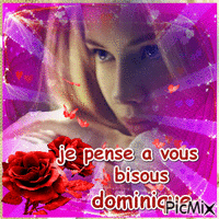 je pense a vous - Free animated GIF