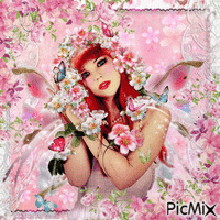 Flower Fairy - Δωρεάν κινούμενο GIF