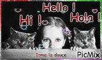 Hi.. Hello .. Hola - 無料のアニメーション GIF