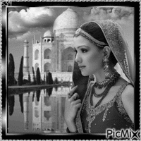 Taj Mahal GIF animado