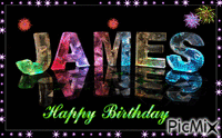 James Birthday - Darmowy animowany GIF