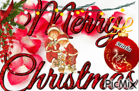 Merry Christmas - GIF animasi gratis