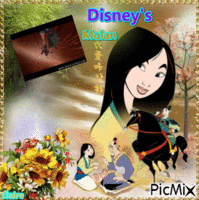 Disney's Mulan geanimeerde GIF