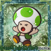 Green Toad animovaný GIF