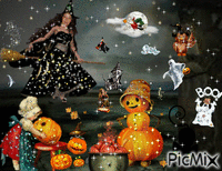 lilimania halloween GIF animé