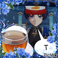 Scara tea time - Nemokamas animacinis gif