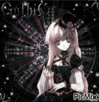 ♥Anime Gothic♥ - GIF animé gratuit