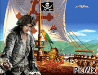 pirát - GIF animado gratis