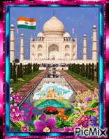 Taj Mahal GIF animado