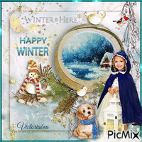 Happy Winter анимирани ГИФ