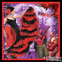 Flamenco - GIF animado gratis