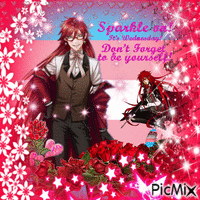 sparkle on! Grell アニメーションGIF