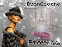 Buongiorno piovoso - Безплатен анимиран GIF