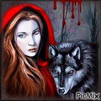 ☆☆GOTHIC WOMAN AND WOLF☆☆