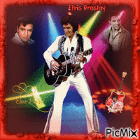 Elvis Presley, - Free animated GIF