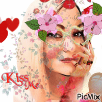 kiss GIF animé