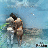 Ερωτευμένο ζευγάρι - Ücretsiz animasyonlu GIF
