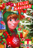 Feliz Navidad animasyonlu GIF