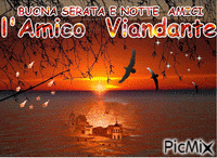 AMICO VIANDANTE - Безплатен анимиран GIF