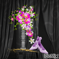 BOUQUET  and SHOES GIF animasi