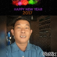 Happy New Year 2017 B - Zdarma animovaný GIF