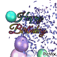 Happy Birthday - GIF animate gratis
