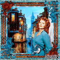 Rita Hayworth Actrice et Danseuse américaine - 無料のアニメーション GIF