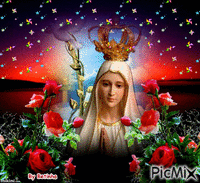 Virgem Maria - GIF animado gratis