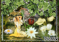 le jardin des fleurs - Darmowy animowany GIF