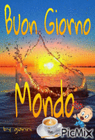 Buon giorno - Бесплатный анимированный гифка