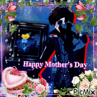 Ren Amamiya; Happy Mother's Day - Gratis animeret GIF