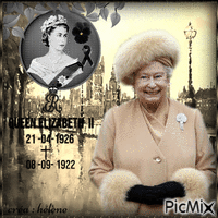 Hommage à la Reine Elizabeth II d'Angleterre