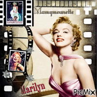 Marilyn - Animovaný GIF zadarmo