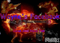 Wayne's Facebook Banner - Ingyenes animált GIF
