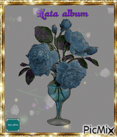 kék rózsák animovaný GIF