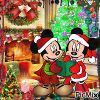 Mickey Mouse, Christmas room/contest