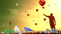 caminhos do amor - GIF animate gratis
