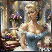 Belle femme - Free animated GIF