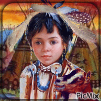 The little Indian-contest animovaný GIF