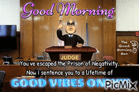 Judge Good Vibes анимиран GIF