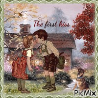 Der erste Kuss - GIF animé gratuit
