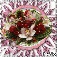 Bouquet de Fleurs animowany gif