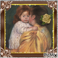 MOTHER AND CHILD animuotas GIF