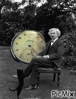Twain y el tiempo GIF animata